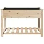 Jardín Planter con Estante 115x59x76 cm Madera Maciza de Abeto by , Pots and planters - Ref: Foro24-42006567, Price: 87,39 €,...