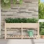 Macetero de jardín con estante 161x43x76 cm de madera maciza de abeto | Foro24.es | Tu tienda online para hogar, jardín y más Foro24.es