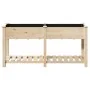Macetero de jardín con estante 161x43x76 cm de madera maciza de abeto | Foro24.es | Tu tienda online para hogar, jardín y más Foro24.es