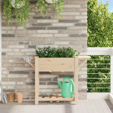 Jardinería con estanterías 111x37x76 cm de madera maciza de pino | Foro24.es | Tu tienda online para hogar, jardín y más Foro24.es