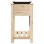 Plantador de Jardín con Estante 45x45x76 cm Madera Sólida de Pino | Foro24.es | Tu tienda online para hogar, jardín y más Foro24.es