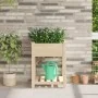 jardinera con estante 60x60x76 cm de madera maciza de abeto | Foro24.es | Tu tienda online para hogar, jardín y más Foro24.es