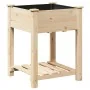 jardinera con estante 60x60x76 cm de madera maciza de abeto | Foro24.es | Tu tienda online para hogar, jardín y más Foro24.es