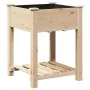 jardinera con estante 60x60x76 cm de madera maciza de abeto | Foro24.es | Tu tienda online para hogar, jardín y más Foro24.es