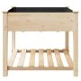 Macetero de jardín con estante 90x90x76 cm de madera maciza de abeto | Foro24.es | Tu tienda online para hogar, jardín y más Foro24.es