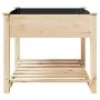 Macetero de jardín con estante 90x90x76 cm de madera maciza de abeto | Foro24.es | Tu tienda online para hogar, jardín y más Foro24.es