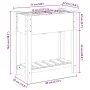 Macetero de Jardín con Rejillas 71x37x76 cm de Madera Sólida de Abeto | Foro24.es | Tu tienda online para hogar, jardín y más Foro24.es