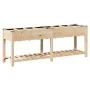 Macetero de Jardín con Rejillas 203x53x76 cm de Madera Maciza de Abeto | Foro24.es | Tu tienda online para hogar, jardín y más Foro24.es