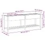 Macetero de Jardín con Rejillas 203x53x76 cm de Madera Maciza de Abeto | Foro24.es | Tu tienda online para hogar, jardín y más Foro24.es