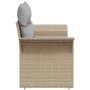 Sofá de jardín de 2 plazas con cojines en color beige de poliratán | Foro24.es | Tu tienda online para hogar, jardín y más Foro24.es