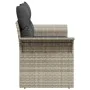 Sofá de jardín de 2 plazas con cojines gris claro de poliratán von , Outdoor-Sofas - Ref: Foro24-42006697, Preis: 178,80 €, R...
