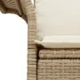 Sofá de Jardín de 2 Plazas con Almacenamiento y Cojines Beige Poliratán | Foro24.es | Tu tienda online para hogar, jardín y más Foro24.es