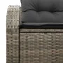 Sofá de Jardín de 2 Plazas con Cojines Gris Poliratán by , Outdoor sofas - Ref: Foro24-42006734, Price: 176,13 €, Discount: -5%%