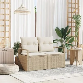 Comprar Sofá de jardín de 2 plazas con cojines