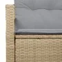Sofá de jardín de 2 plazas con cojines beige de ratán sintético | Foro24.es | Tu tienda online para hogar, jardín y más Foro24.es