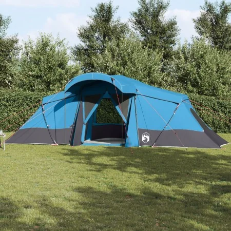 Carpa Familiar con Ventanas Cúpula Azul para 4 Personas Impermeable | Foro24.es | Tu tienda online para hogar, jardín y más Foro24.es