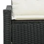 Sofá de jardín de 2 plazas con almacenamiento y cojines de ratán negro von , Outdoor-Sofas - Ref: Foro24-42006782, Preis: 182...