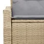 Sofá de Jardín de 2 Plazas con Almacenamiento y Cojines Beige de Poliratán von , Outdoor-Sofas - Ref: Foro24-42006785, Preis:...
