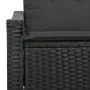 Sofá de jardín de 2 plazas con almacenamiento y cojines Negro Poliratán by , Outdoor sofas - Ref: Foro24-42006791, Price: 184...