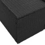 Sofá de jardín de 2 plazas con cojines negro ratán polietileno by , Outdoor sofas - Ref: Foro24-42006792, Price: 185,66 €, Di...