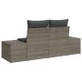 Sofá de Jardín de 2 Asientos con Almacenamiento y Cojines Gris Ratán Poliéster by , Outdoor sofas - Ref: Foro24-42006804, Pri...
