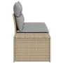 Sofá de Jardín de 2 Plazas con Almacenamiento y Cojines Beige Poliratán by , Outdoor sofas - Ref: Foro24-42006805, Price: 217...