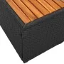 Sofá de Jardín de 2 Plazas con Cojines Negros de Poliratán by , Outdoor sofas - Ref: Foro24-42006812, Price: 199,70 €, Discou...
