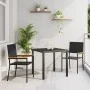 Sillas de Jardín Apilables con Cojines - Set de 2 Piezas en Ratán Poli Negro | Foro24.es | Tu tienda online para hogar, jardín y más Foro24.es