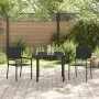 Sillas de Jardín Apilables con Cojines - Set de 2 Piezas en Ratán Poli Negro | Foro24.es | Tu tienda online para hogar, jardín y más Foro24.es