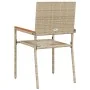 Sillas de jardín apilables con cojines, 2 piezas, Beige, Ratán von , Gartenstühle - Ref: Foro24-42006827, Preis: 106,04 €, Ra...