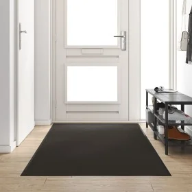 Felpudo Lavable Negro de 120x250 cm