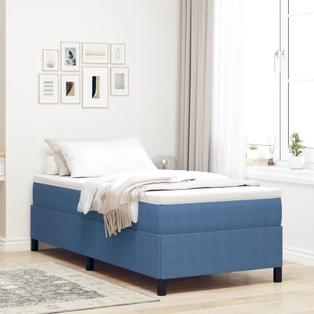 Estructura de Cama Azul 80x200 cm Tejido de Corduroy | Foro24.es | Tu tienda online para hogar, jardín y más Foro24.es