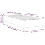 Estructura de Cama Azul 80x200 cm Tejido de Corduroy | Foro24.es | Tu tienda online para hogar, jardín y más Foro24.es