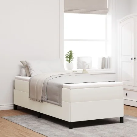Estructura de Cama Crema 90x200 cm Tela de Pana by , Beds and slatted bases - Ref: Foro24-42006949, Price: 95,52 €, Discount: %