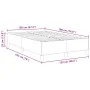 Estructura de Cama Gris Oscuro 120x190 cm Tela de Corduroy von , Betten und Lattenroste - Ref: Foro24-42006958, Preis: 121,21...