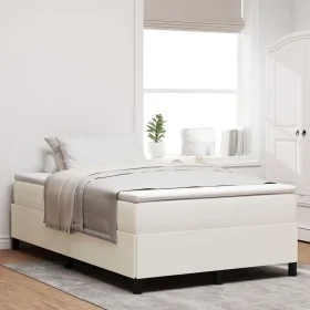 Cabezal de cama Crema 120x190 cm de tela de pana