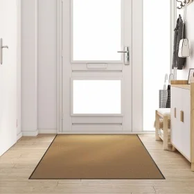VidaXL Felpudo Lavable Crema 120x250 cm