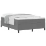 Estructura de Cama Gris Claro 140x190 cm Tela de Corduroy by , Beds and slatted bases - Ref: Foro24-42006967, Price: 124,76 €...
