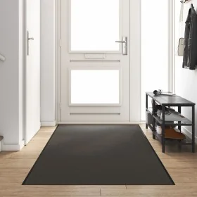 Alfombra Rectangular Color Antracita 120x350 cm de