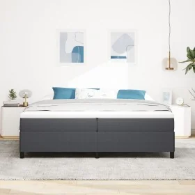 Comprar Estructura de cama Gris oscuro 200x200 cm
