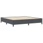 Estructura de cama Gris oscuro 200x200 cm Tela de corduroy | Foro24.es | Tu tienda online para hogar, jardín y más Foro24.es