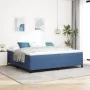 Estructura de cama Azul 200x200 cm Tela de Pana | Foro24.es | Tu tienda online para hogar, jardín y más Foro24.es