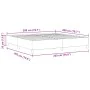 Estructura de cama Azul 200x200 cm Tela de Pana | Foro24.es | Tu tienda online para hogar, jardín y más Foro24.es