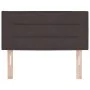 Cabecero de diseño de líneas marrón oscuro de 90 cm en tela | Foro24.es | Tu tienda online para hogar, jardín y más Foro24.es
