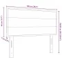 Cabecera Diseño de Líneas Marrón Oscuro 100 cm Tela | Foro24.es | Tu tienda online para hogar, jardín y más Foro24.es