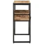 Mesas Auxiliares Negras 90x33x75 cm de Madera Maciza de Mango y Metal | Foro24.es | Tu tienda online para hogar, jardín y más Foro24.es