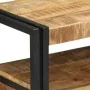Mesas Auxiliares Negras 90x33x75 cm de Madera Maciza de Mango y Metal | Foro24.es | Tu tienda online para hogar, jardín y más Foro24.es