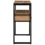 Mesa de Consola Negra 90x33x75 cm de Madera Maciza de Acacia y Metal von , Seitentische - Ref: Foro24-4102743, Preis: 194,57 ...