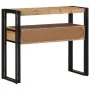 Mesa de Consola Negra 90x33x75 cm de Madera Maciza de Acacia y Metal von , Seitentische - Ref: Foro24-4102743, Preis: 194,57 ...