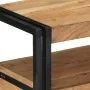 Mesa de Consola Negra 90x33x75 cm de Madera Maciza de Acacia y Metal von , Seitentische - Ref: Foro24-4102743, Preis: 194,57 ...